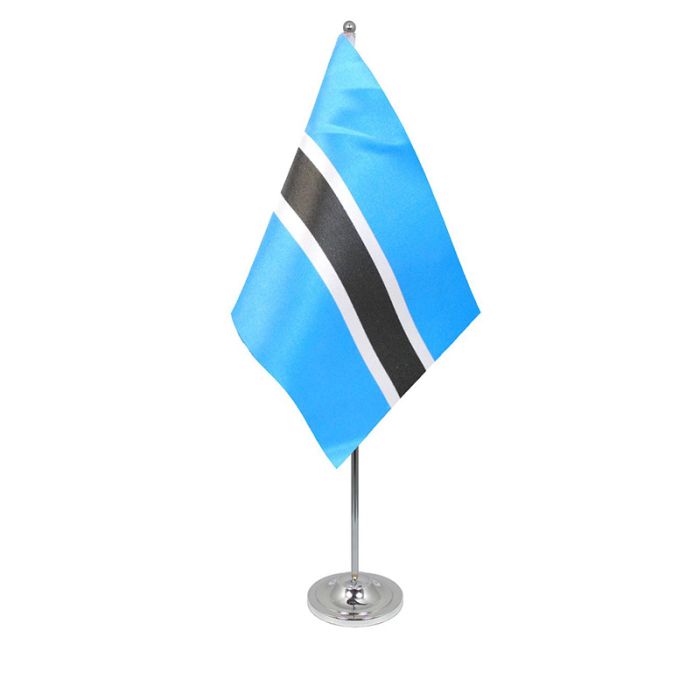 Botswana Table Flag Satin The Flag Shop