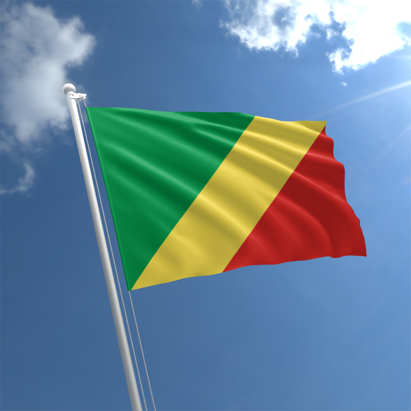 Flag of Congo-Brazzaville image and meaning Congo-Brazzaville flag -  Country flags