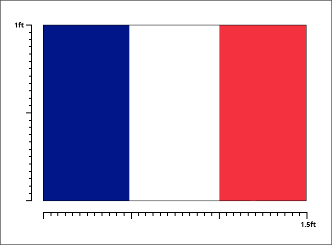 France flag with deals name on it