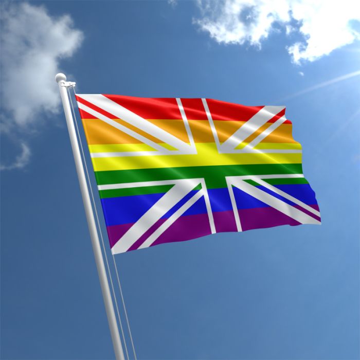 Union Jack Rainbow flag, Gay Union Jack flags
