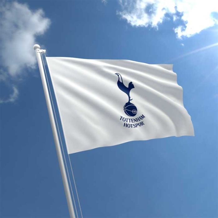 Tottenham Hotspur Flag 5Ft X 3Ft