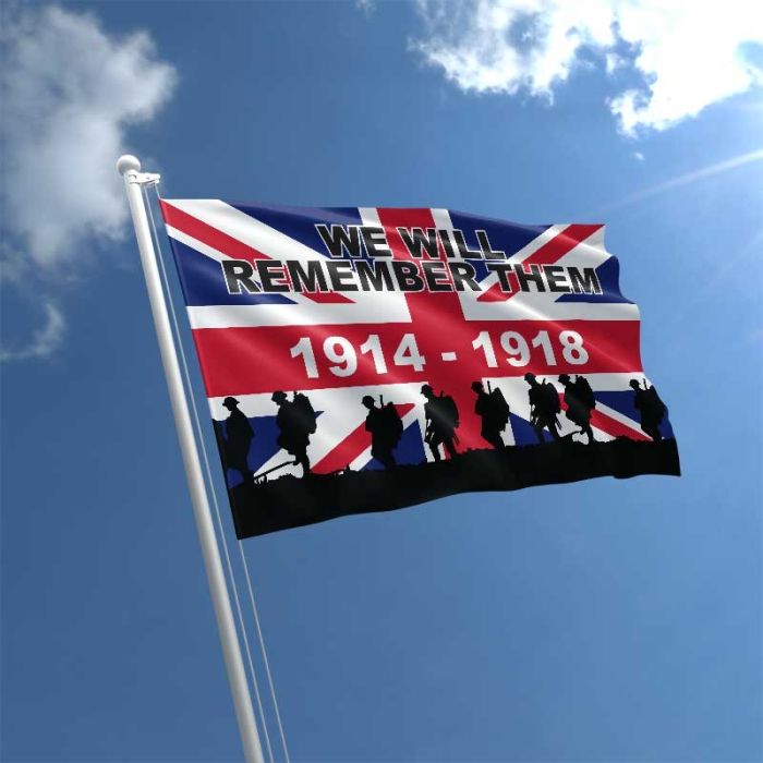 We Will Remember Them Flag | Armistice Day Flag - The Flag Shop