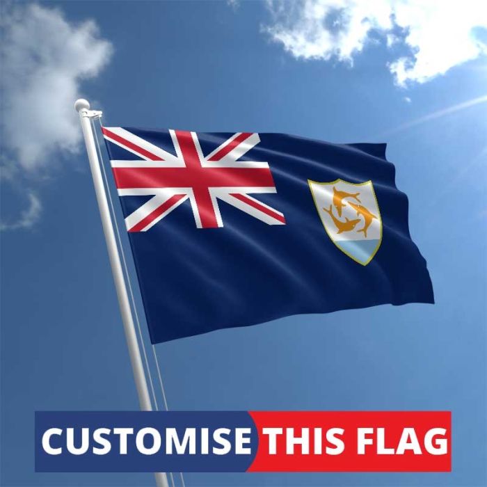 Personalised Anguilla Flag Design A Flag The Flag Shop